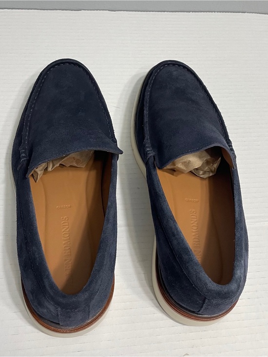 Allen Edmonds Men\'s Navy Suede Slip-On Loafers Keene size 10 main image 6